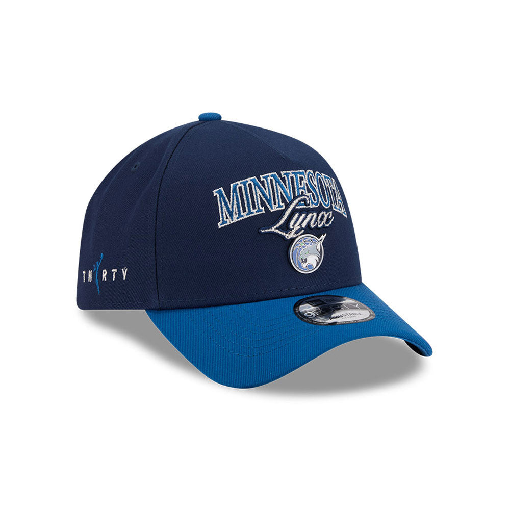 Minnesota Lynx New Era WNBA Tip Off 2026 9FORTY A-Frame Cap Navy Blau