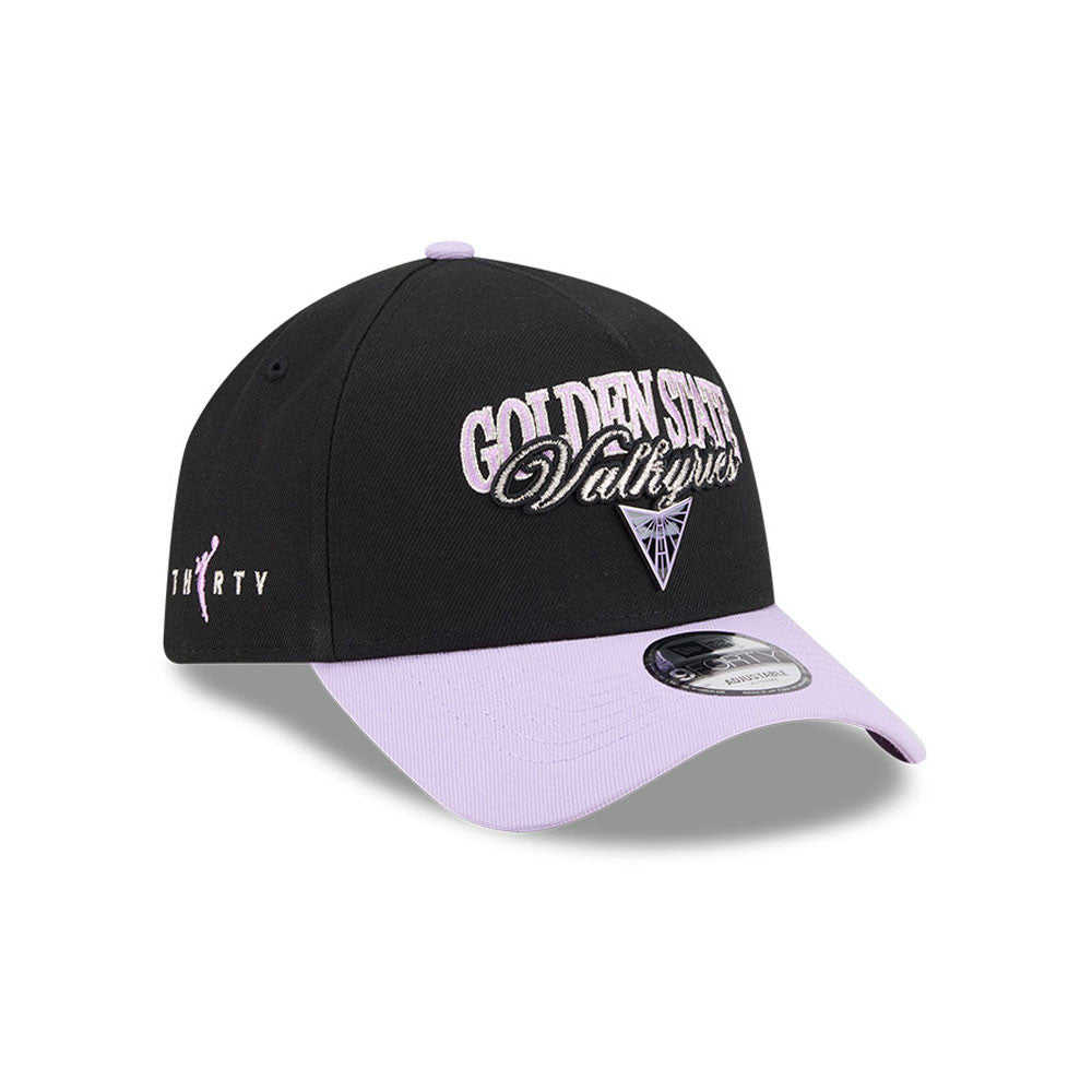 Golden State Valkyries New Era WNBA Tip Off 2026 9FORTY A-Frame Cap Schwarz
