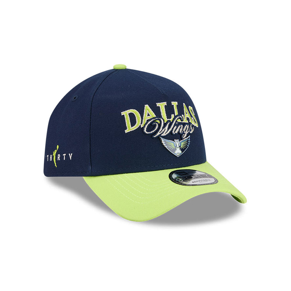 Dallas Wings New Era WNBA Tip Off 2026 9FORTY A-Frame Cap Navy Blau