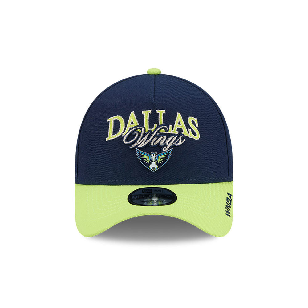 Dallas Wings New Era WNBA Tip Off 2026 9FORTY A-Frame Cap Navy Blau