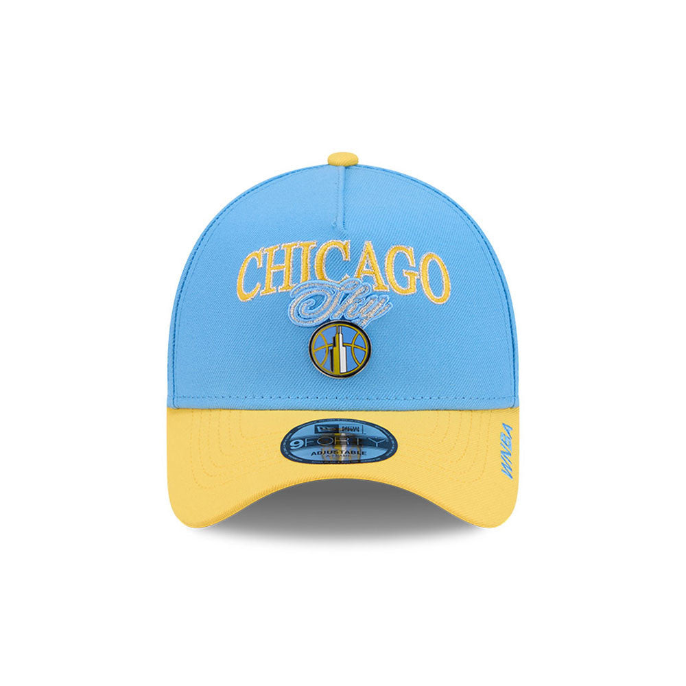Chicago Sky New Era WNBA Tip Off 2026 9FORTY A-Frame Cap Blau