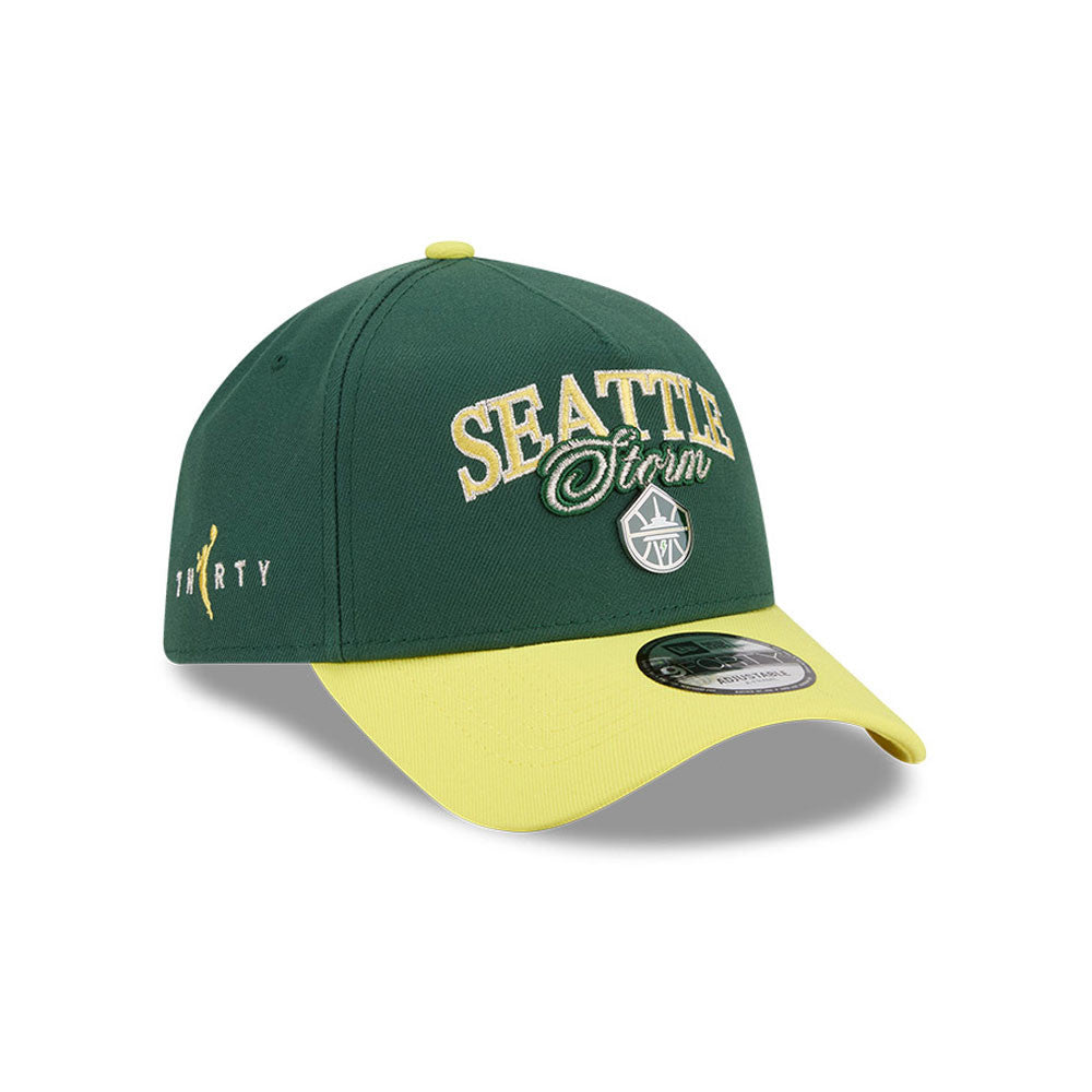 Seattle Storm New Era WNBA Tip Off 2026 9FORTY A-Frame Cap Grün
