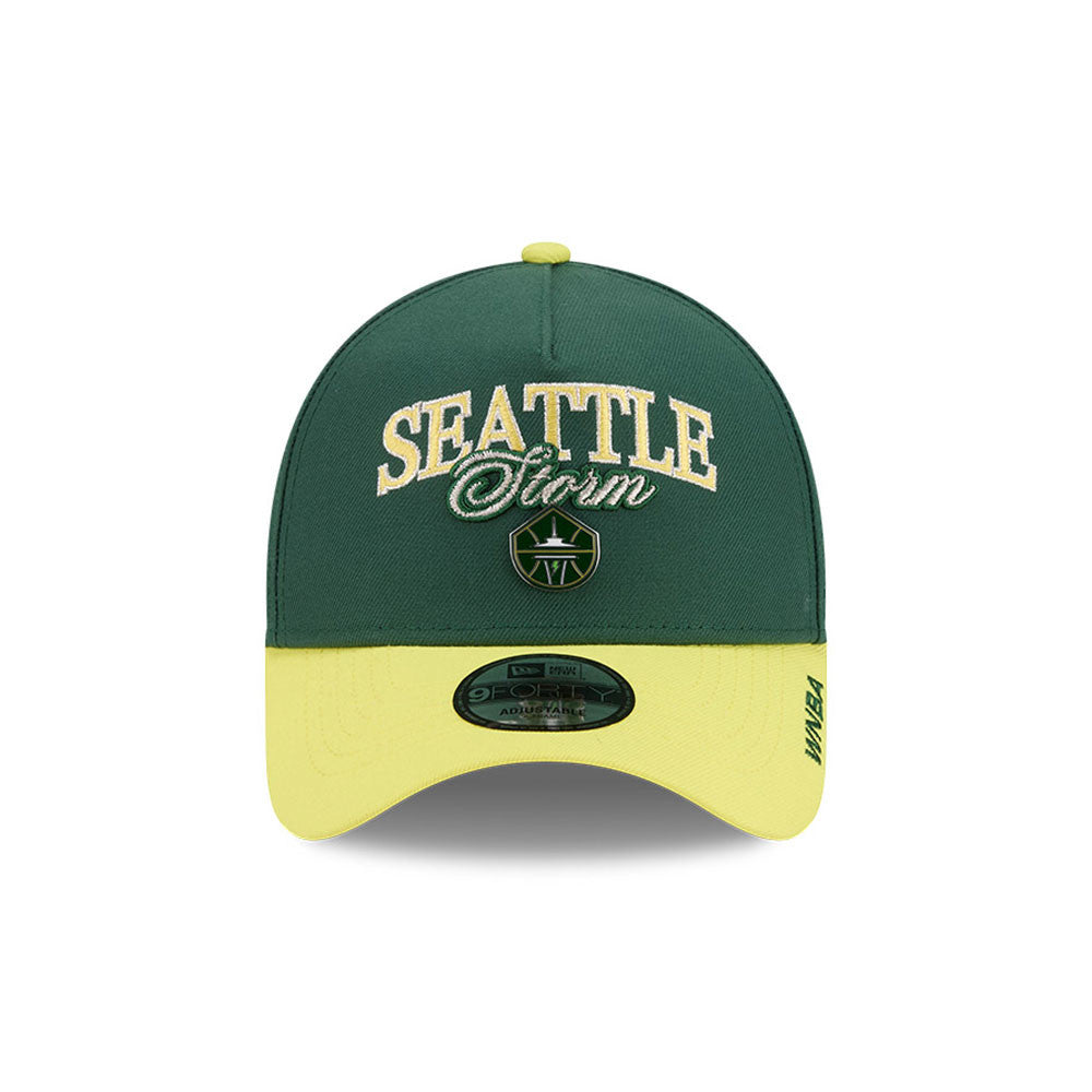 Seattle Storm New Era WNBA Tip Off 2026 9FORTY A-Frame Cap Grün