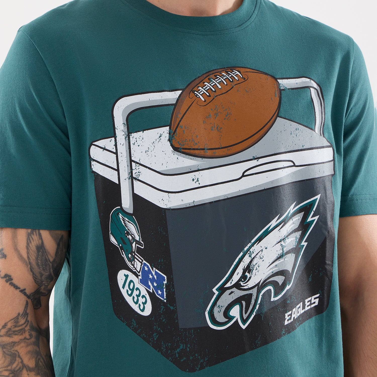 Philadelphia Eagles New Era Training Camp NFL T-Shirt Grün
