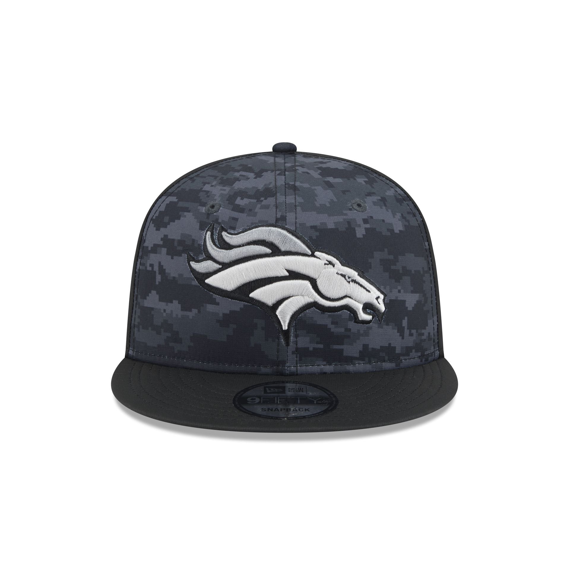 Denver Broncos New Era 2026 NFL Salute to Service 9FIFTY Snapback Cap Camouflage Schwarz