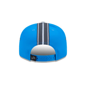 Blauer New Era NFL Cap der Detroit Lions 2026 Rivalries LIMITED Helmet Pack 9FIFTY, detailreiche Cap mit Teamlogo.