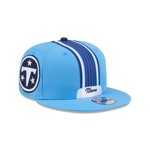 Blaue NFL Cap von New Era, Tennessee Titans 2026 Rivalries LIMITED Helmet Pack, 9FIFTY, detailreiche Cap mit Team-Logo