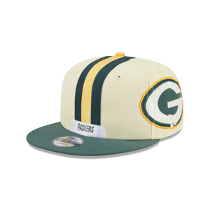 Grüne Green Bay Packers New Era 9FIFTY NFL Cap im Beige, limitierte Rivalries Helmet Pack, detailreiches Cap-Design.