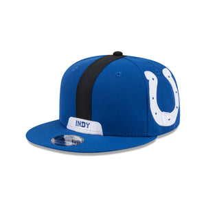 Neue Era NFL Cap mit Indianapolis Colts Rivalries 2026 Helmets, blau, 9FIFTY, limitierte Packung, hochwertiger Baseball-Cap