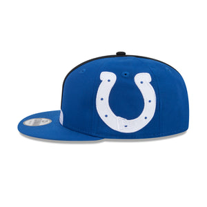 Neue Era Indianapolis Colts 2026 Rivalries Limited Helmet Pack 9FIFTY NFL Cap, blauer Baseballcap, Seitliche Ansicht