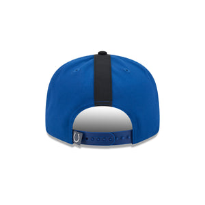 Blaue New Era NFL Cap Indianapolis Colts 2026 Rivalries LIMITED Helmet Pack 9FIFTY Cap, detailreiche Ansicht