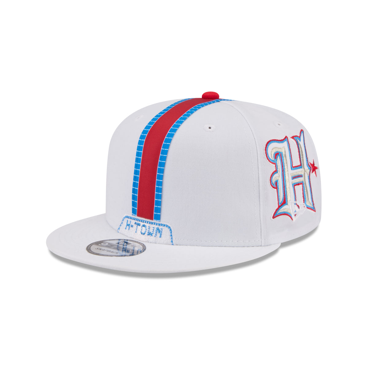 Weiße NFL Cap von New Era, Houston Texans Rivalries 2026 Helmets, 9FIFTY Modell, sportliches Design, detailreiche Stickerei
