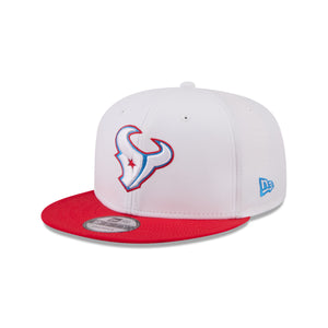 Weiße New Era Houston Texans 2026 NFL Rivalries 9FIFTY Snapback Cap, strukturierte Kappe mit Team-Logo und NFL-Design
