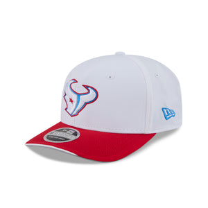 Neue Era Houston Texans NFL Rivalries 2026 9SEVENTY Snapback Cap in Weiß, sportliches Cap mit Team-Logo und verstellbarem Verschluss
