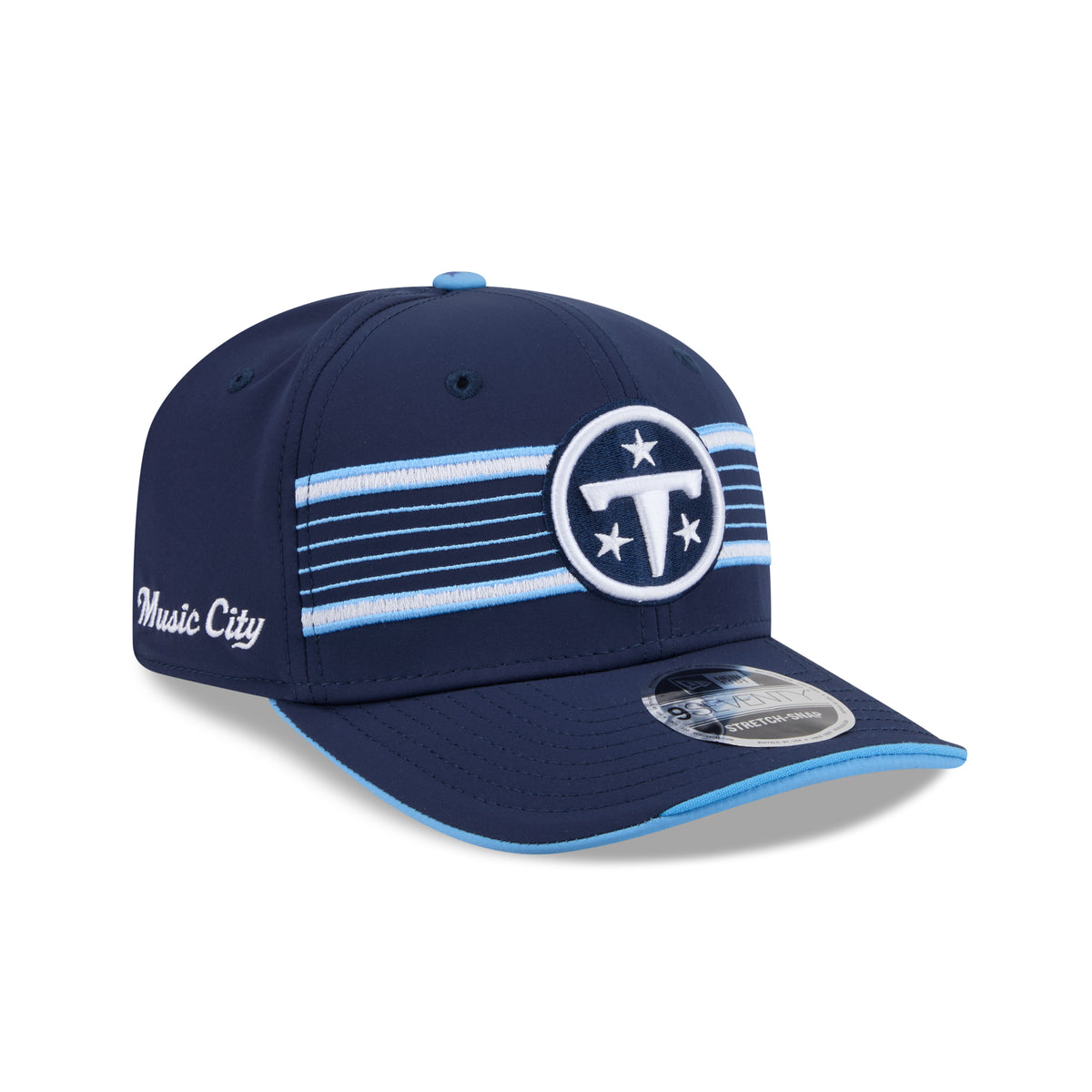 Neue Era Tennessee Titans NFL Rivalries 2026 Cap, Navy Blau, 9SEVENTY Stretch-Snap, sichtbar im Bild