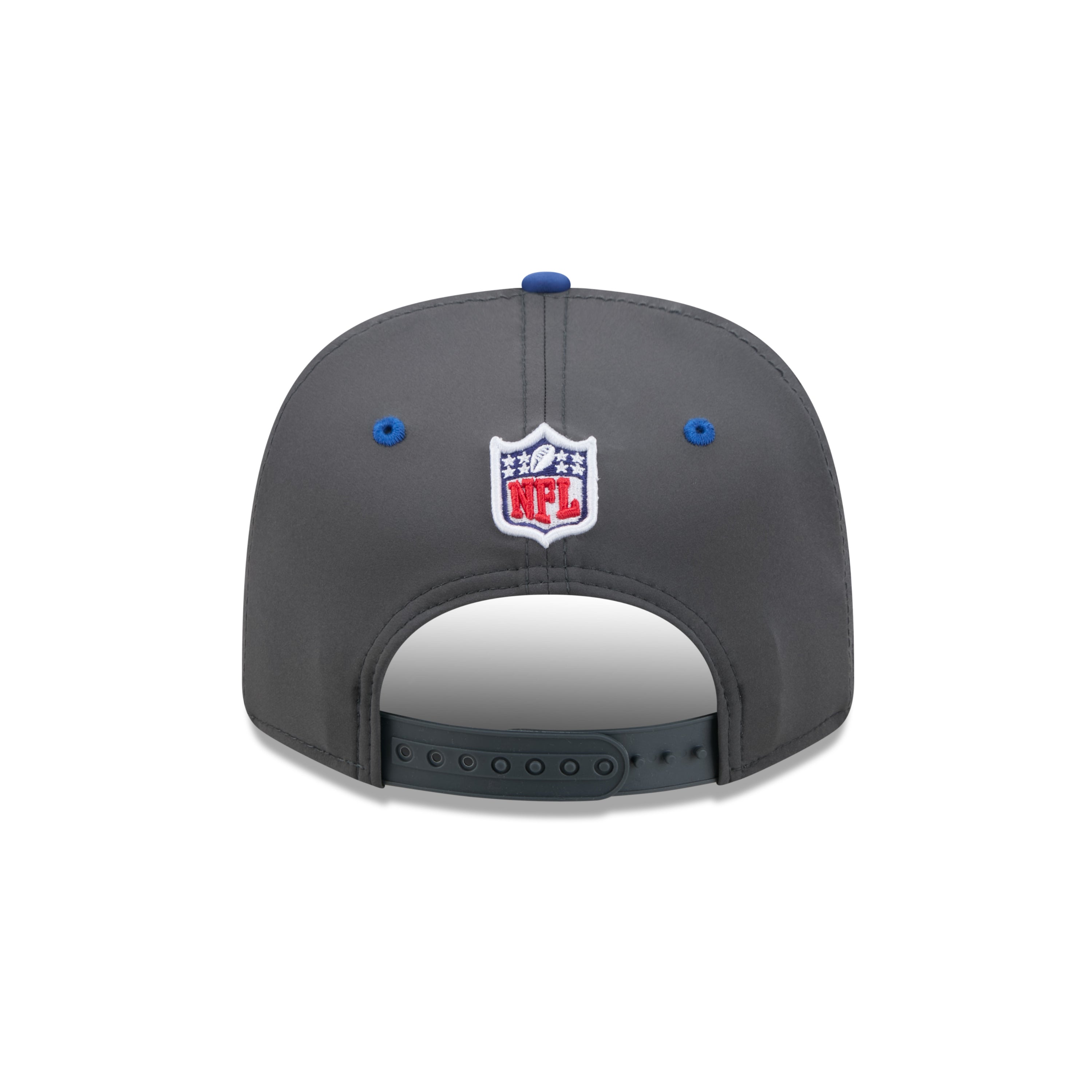 Graue New Era Indianapolis Colts NFL Rivalries Sideline 9SEVENTY Cap mit Stretch-Snap, detailliertes Logo und NFL-Design.