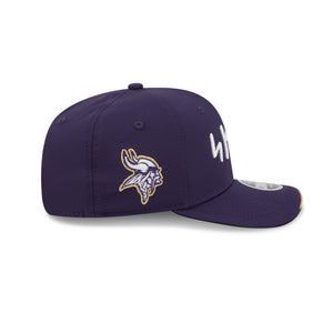 Neue Era Minnesota Vikings NFL Rivalries 9SEVENTY Cap, lila, mit Stretch-Snap-Verschluss, sportliches Cap-Design, NFL-Logo sichtbar