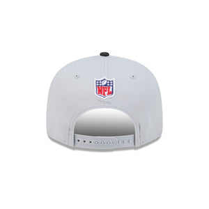 Neue Era Detroit Lions 2026 NFL Rivalries 9FIFTY Snapback Cap in Silber Grau, detailreiche Cap mit Team-Logo.