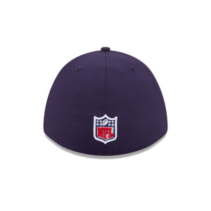 Lila New Era NFL Minnesota Vikings 2026 Rivalries 39THIRTY Flex Cap, sportliches Cap mit Vikings Logo und Flexfit Passform