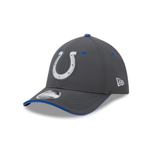 Neue Era Indianapolis Colts NFL Rivalries 39THIRTY Flex Cap in Grau, sportliche Cap mit Team-Logo und NFL-Design.