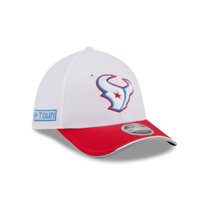Weiße New Era Houston Texans NFL Rivalries 39THIRTY Flex Cap, sportliches Cap mit Team-Logo und NFL-Design.