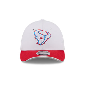 Weiße Houston Texans New Era 2026 NFL Rivalries Sideline 39THIRTY Flex Cap, sportliches Cap mit Team-Logo und NFL-Design