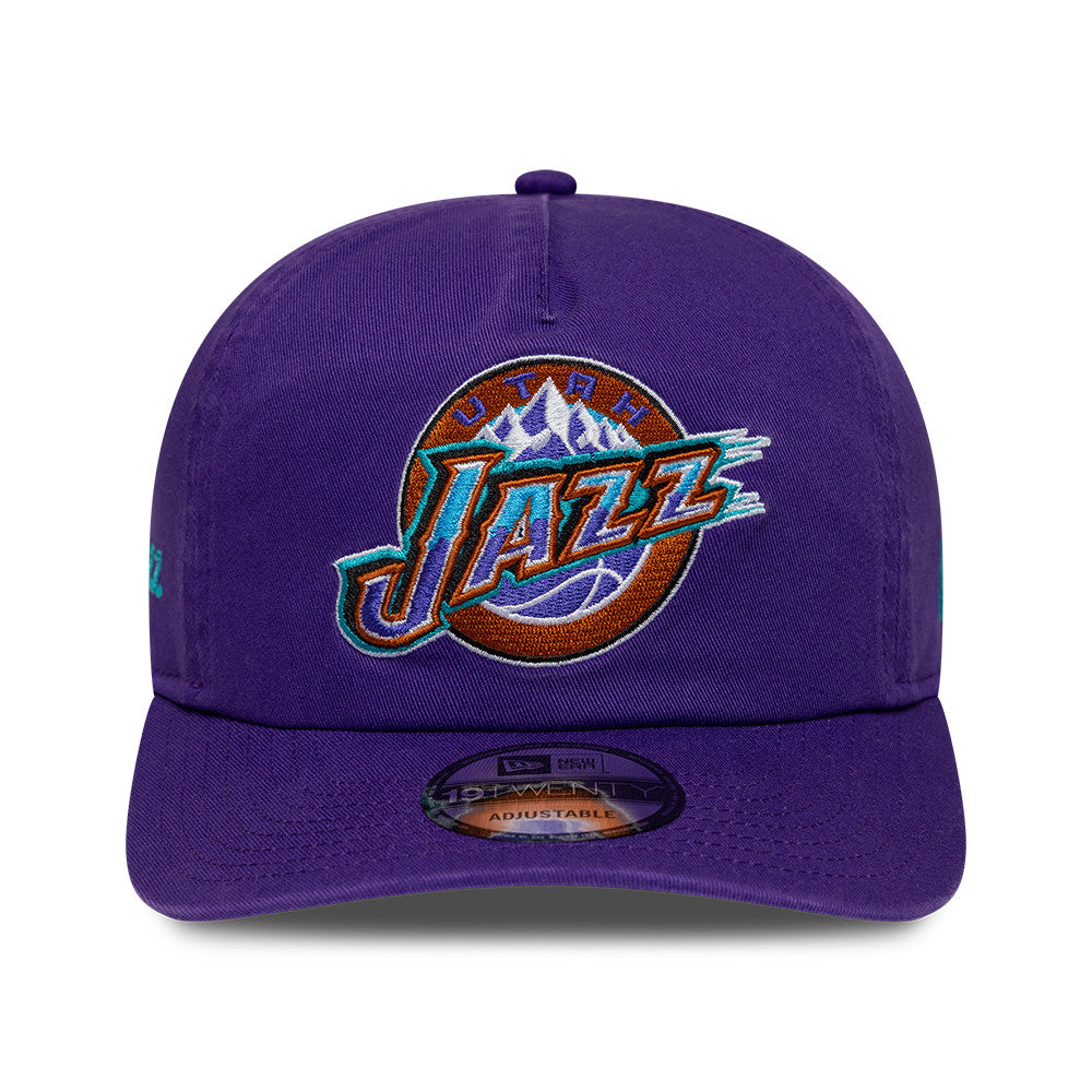 Utah Jazz New Era NBA Hardwood Classic 19TWENTY Verstellbare Cap Lila