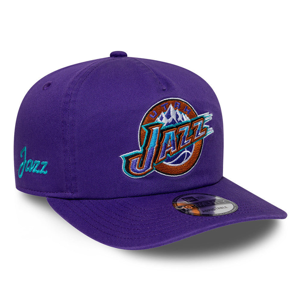 Utah Jazz New Era NBA Hardwood Classic 19TWENTY Verstellbare Cap Lila