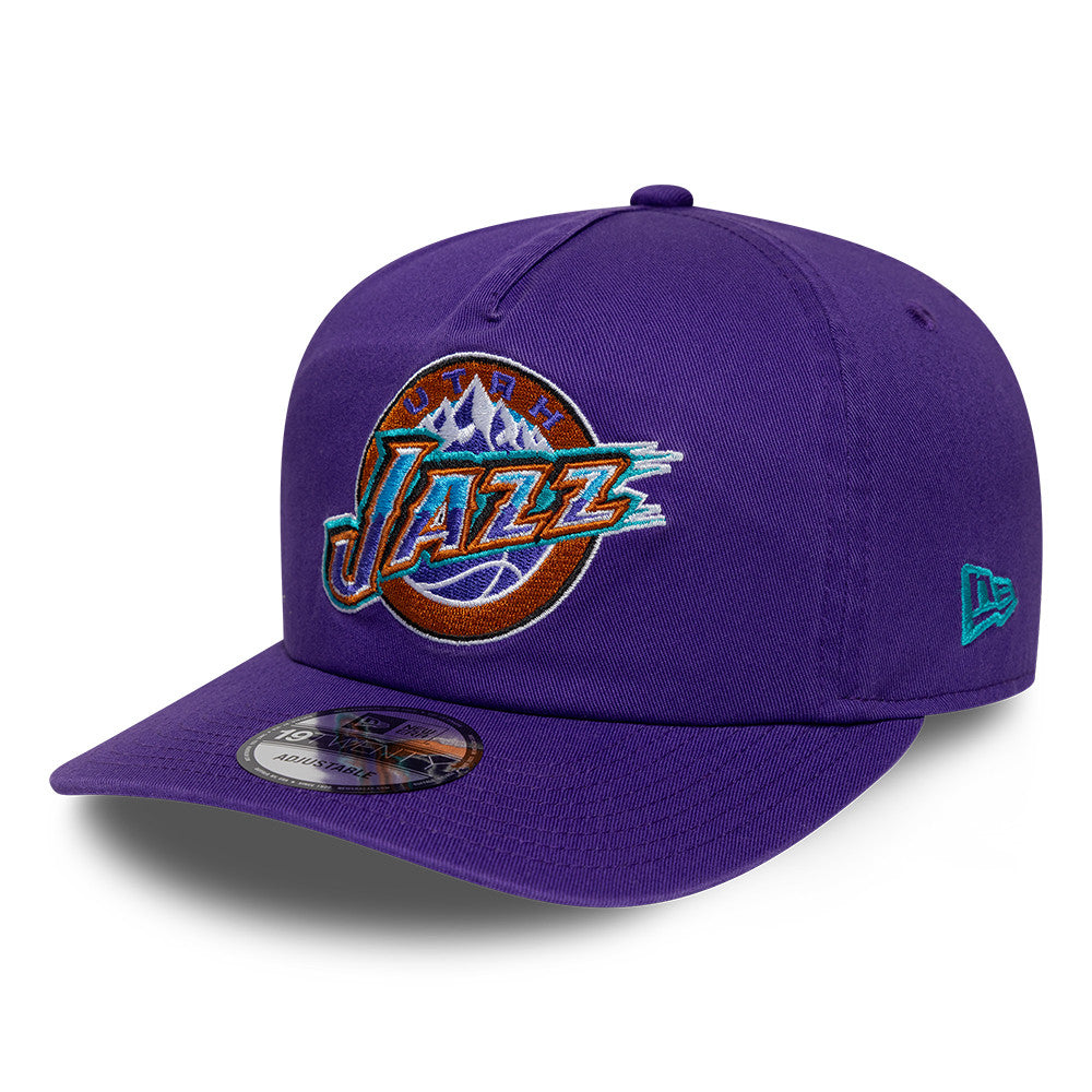Utah Jazz New Era NBA Hardwood Classic 19TWENTY Verstellbare Cap Lila