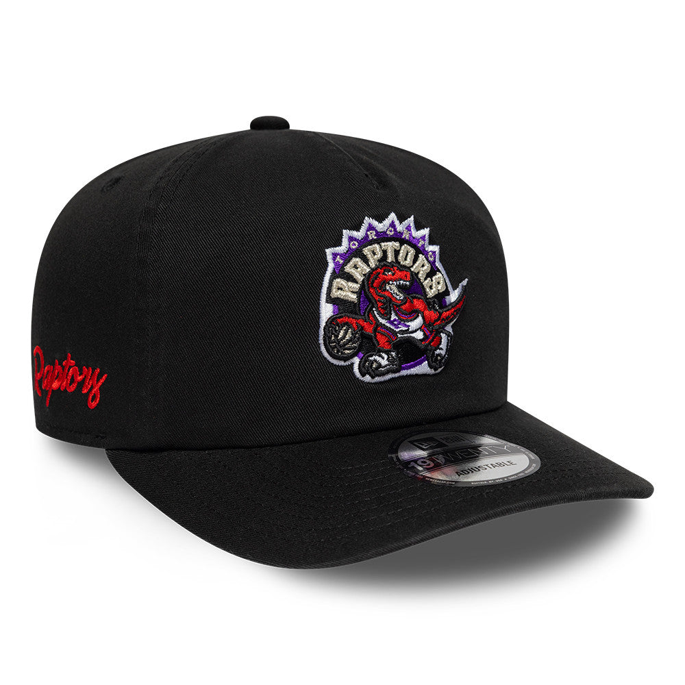 Toronto Raptors New Era NBA Hardwood Classic 19TWENTY Verstellbare Cap Schwarz