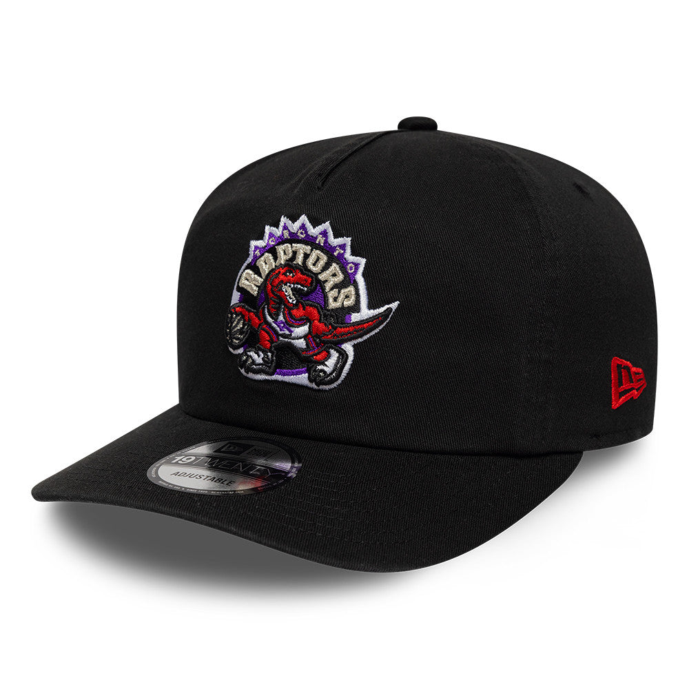 Toronto Raptors New Era NBA Hardwood Classic 19TWENTY Verstellbare Cap Schwarz