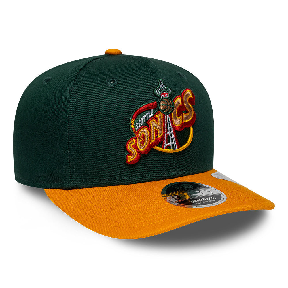 Seattle Supersonics New Era NBA Hardwood Classic 9FIFTY Snapback Verstellbare Cap Grün