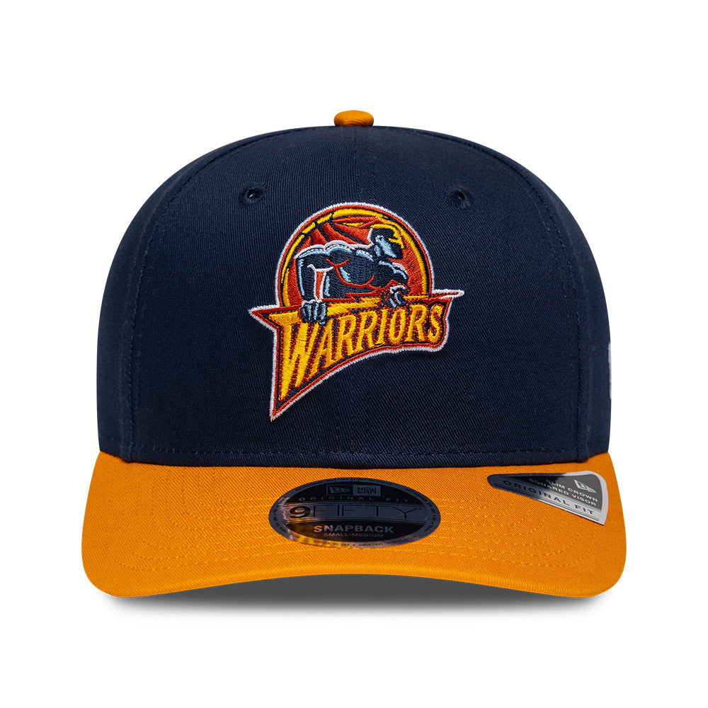 Golden State Warriors New Era NBA Hardwood Classic 9FIFTY Snapback Verstellbare Cap Navy Blau