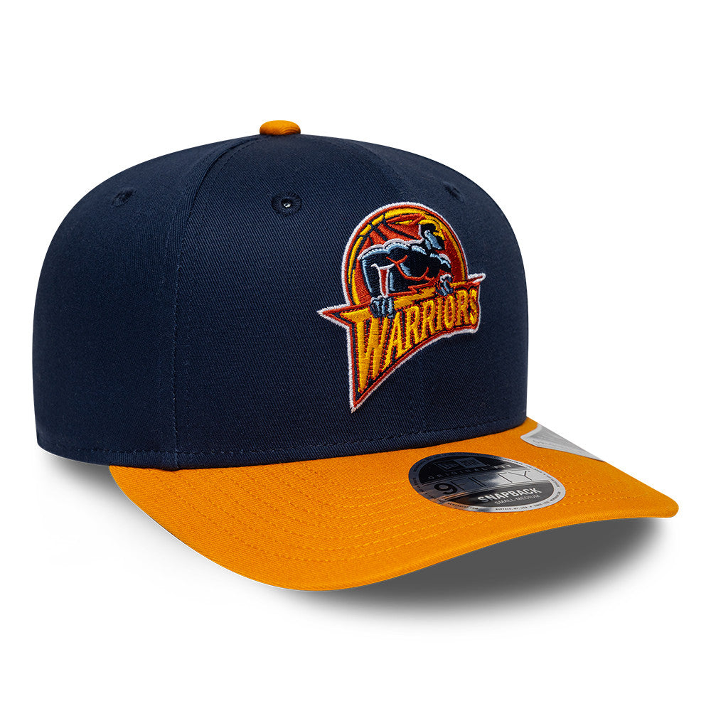 Golden State Warriors New Era NBA Hardwood Classic 9FIFTY Snapback Verstellbare Cap Navy Blau