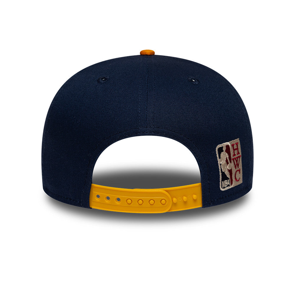 Golden State Warriors New Era NBA Hardwood Classic 9FIFTY Snapback Verstellbare Cap Navy Blau