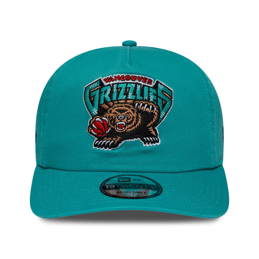 Vancouver Grizzlies New Era NBA Hardwood Classic 19TWENTY Verstellbare Cap Türkis