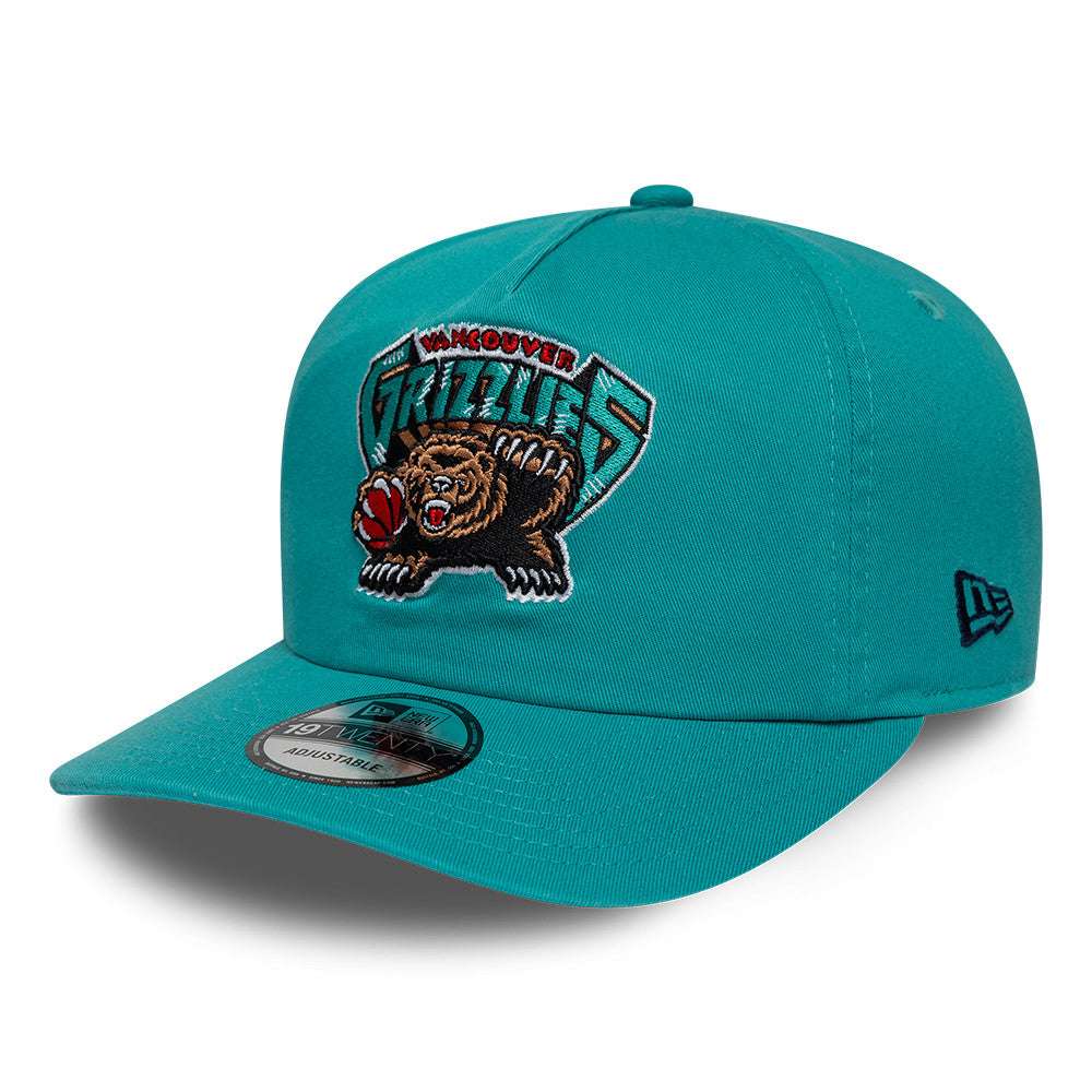 Vancouver Grizzlies New Era NBA Hardwood Classic 19TWENTY Verstellbare Cap Türkis