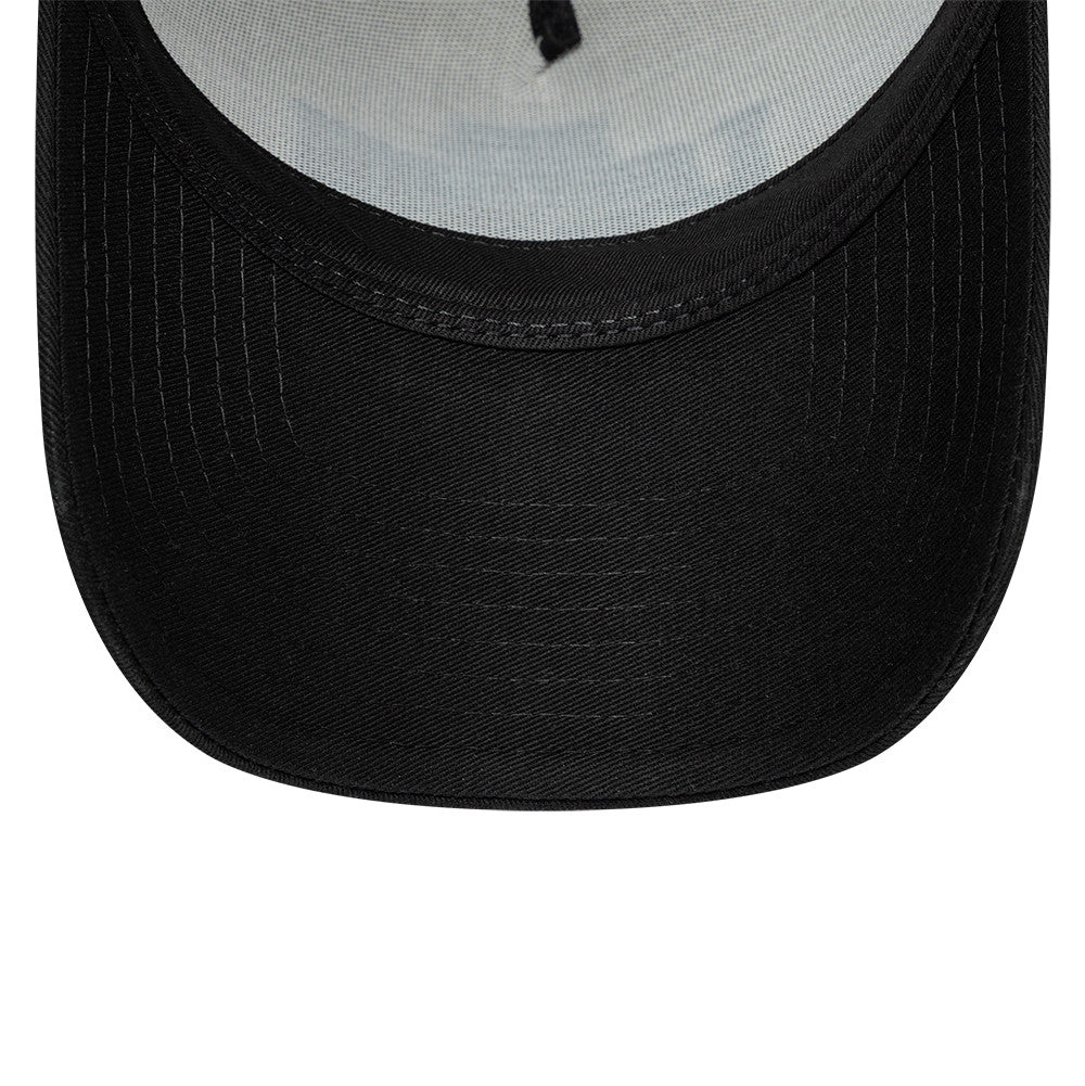 Jacksonville Jaguars New Era 2026 London Game 9FORTY A-Frame Trucker NFL Cap Schwarz