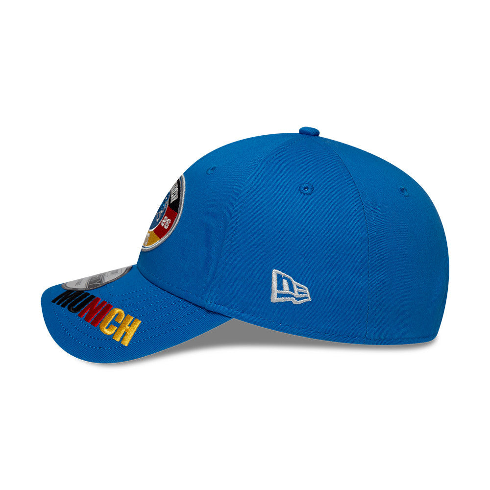 Detroit Lions New Era 2026 München Game 9FORTY Snapback NFL Cap Blau