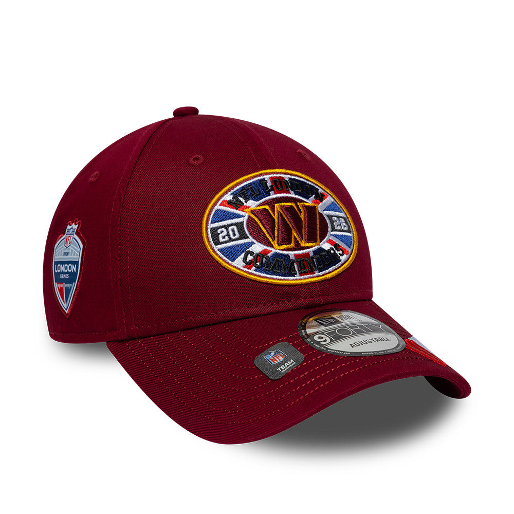 Washington Commanders New Era 2026 London Game 9FORTY Snapback NFL Cap Rot
