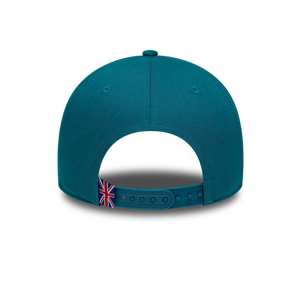 Jacksonville Jaguars New Era 2026 London Game 9FORTY Snapback NFL Cap Türkis