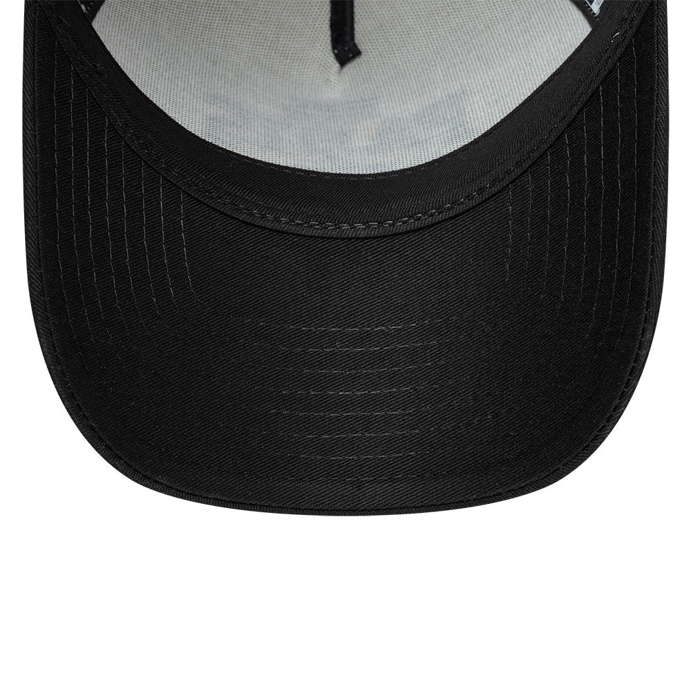 New Orleans Saints New Era 2026 Paris Game 9FORTY A-Frame Trucker NFL Cap Schwarz
