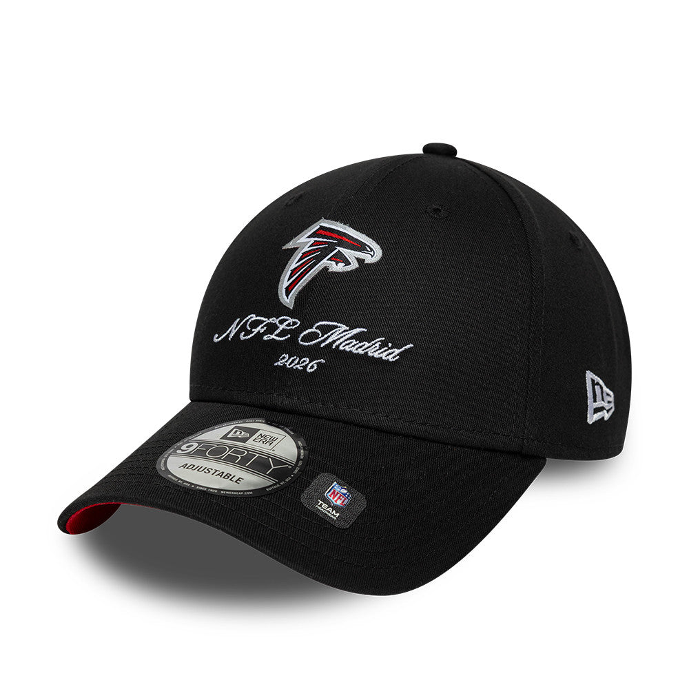 Atlanta Falcons New Era 2026 Madrid Game Script 9FORTY Snapback NFL Cap Schwarz