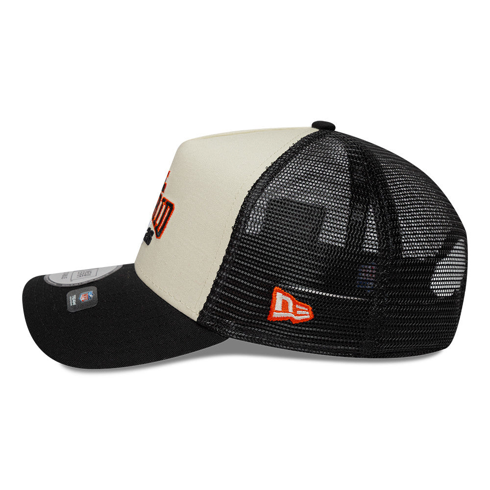 Cincinnati Bengals New Era 2026 Madrid Game 9FORTY A-Frame Trucker NFL Cap Schwarz