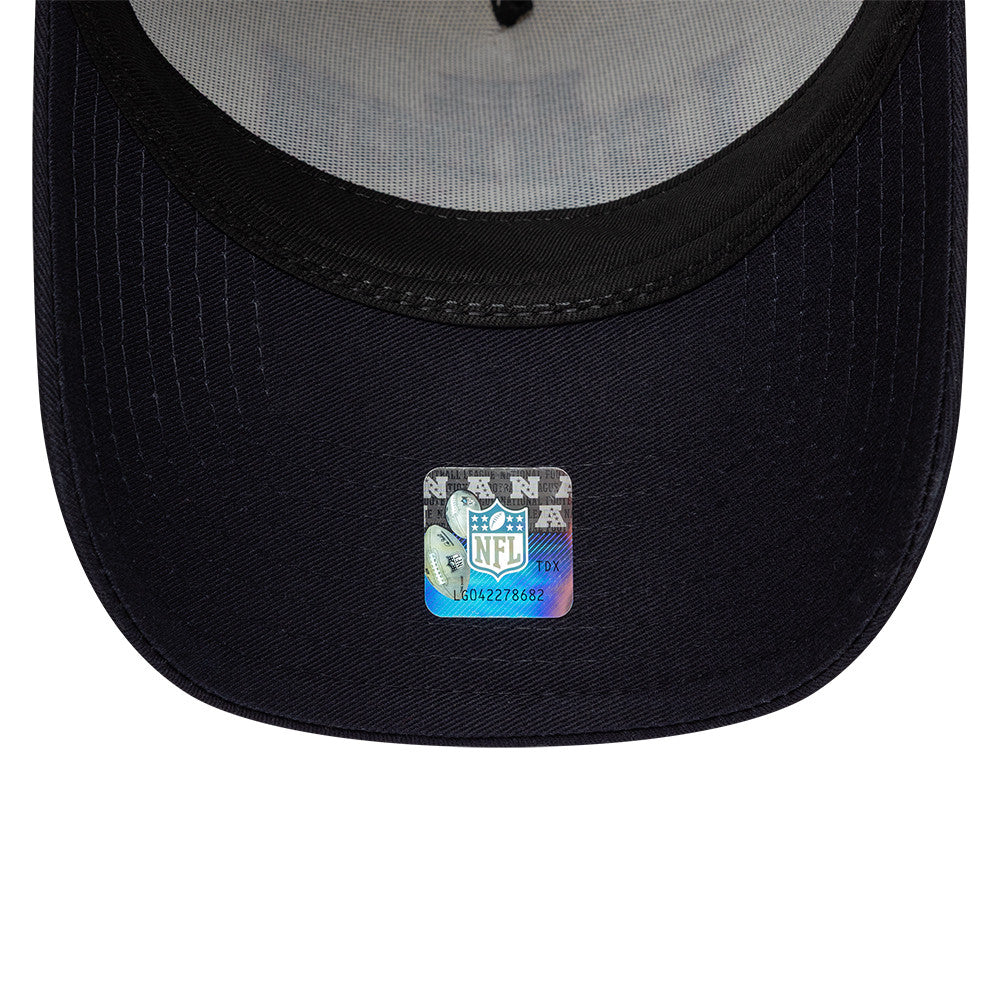 Houston Texans New Era 2026 London Game 9FORTY A-Frame Trucker NFL Cap Navy Blau