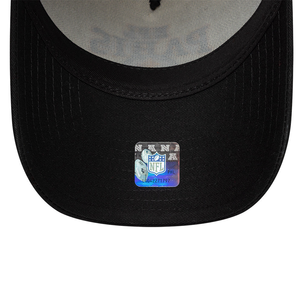 Pittsburgh Steelers New Era 2026 Paris Game 9FORTY A-Frame Trucker NFL Cap Schwarz
