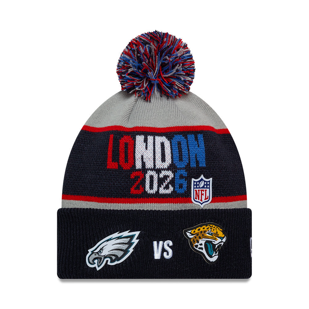 2026 London Game Philadelphia Eagles VS. Jacksonville Jaguars NFL Cuff Knit Beanie Navy