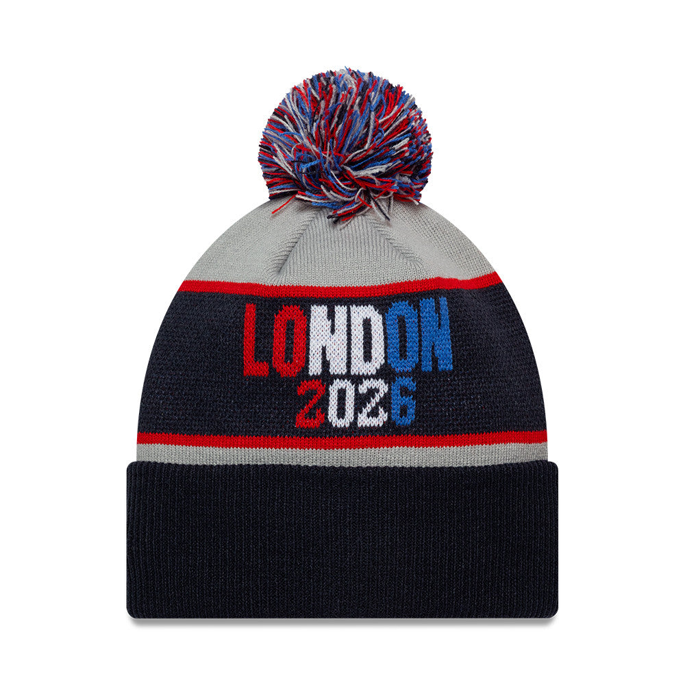 2026 London Game Houston Texans VS. Jacksonville Jaguars NFL Cuff Knit Beanie Navy