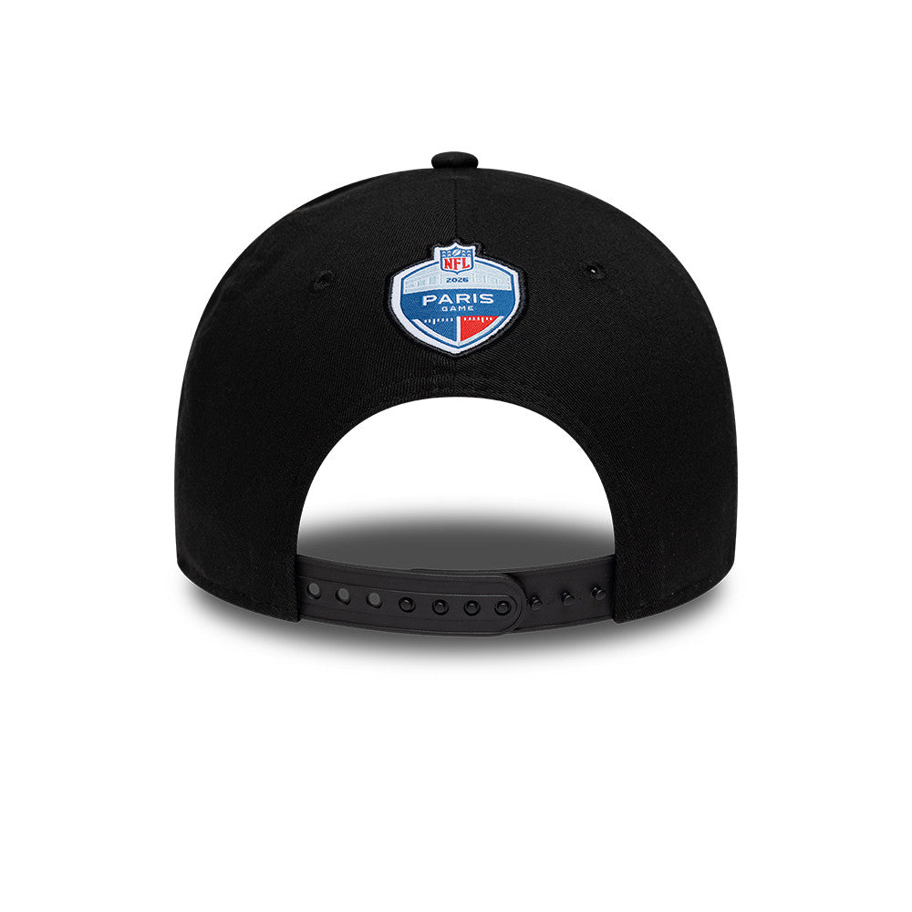 Pittsburgh Steelers New Era 2026 Paris Game Script 9FORTY Snapback NFL Cap Schwarz
