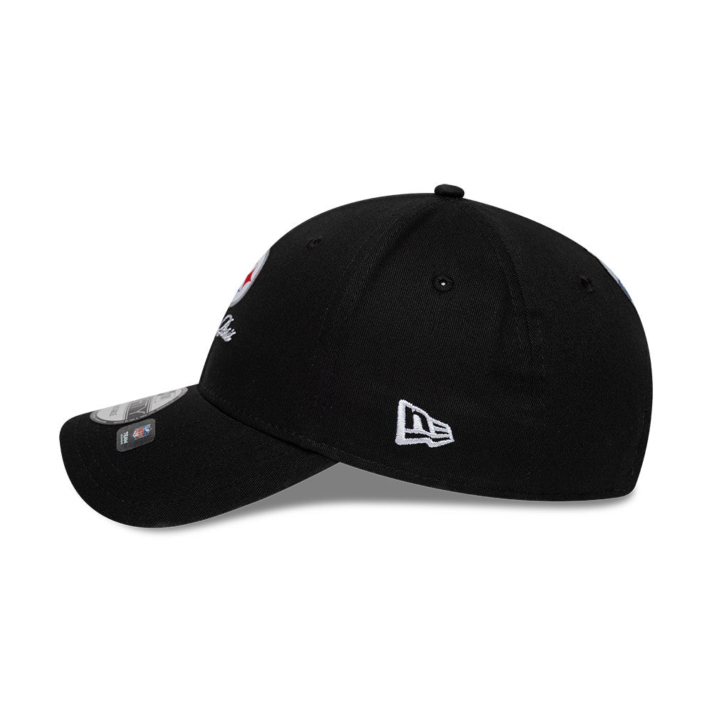 Pittsburgh Steelers New Era 2026 Paris Game Script 9FORTY Snapback NFL Cap Schwarz